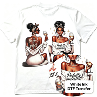Feuille de transfert DTF personnalisée prête à l'emploi – Motifs pour T-shirts, autocollants thermocollants en PET souple, impression étanche pour vêtements
