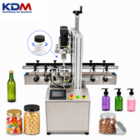 Machine de capsulage automatique robuste KDM-AC100 pour bouteilles de détergent, de shampoing, de lubrifiant et de produits chimiques