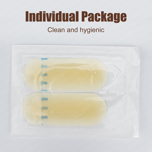 Nouveaux tampons de peau de pratique en forme de front pour hommes pré-imprimés autocollants de peau de transfert de <span class=keywords><strong>sourcil</strong></span> emballés individuellement pour la formation au microblading PMU - Product Image 6