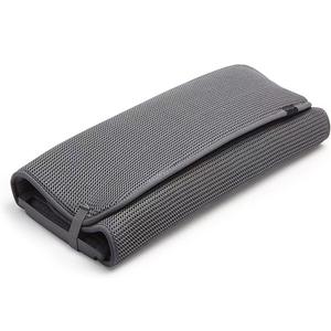 Tapis de rangement de comptoir 2-en-1 pour la maison, ovale noir, en microfibre absorbante, pour ustensiles de cuisine - Product Image 1