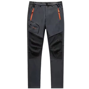 Pantalons <span class=keywords><strong>de</strong></span> <span class=keywords><strong>randonnée</strong></span> thermiques softshell pour hommes et femmes, coupe-vent, doublés en polaire, pantalons cargo pour les sports d'<span class=keywords><strong>hiver</strong></span> en plein air - Product Image 3