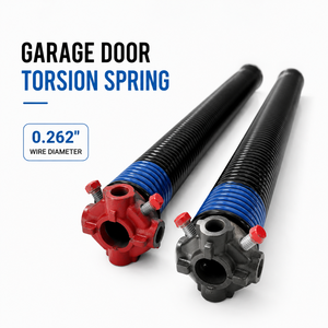 สปริงประตูโรงรถแบบ High Cycle Torsion Spring ขนาดลวด 0.262 นิ้ว สำหรับที่อยู่อาศัย ใช้แทนสปริงเดิมได้ 15000 รอบ พร้อมกรวย - Product Image 1