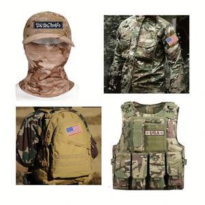 Patchs personnalisés amusants toutes tailles, entièrement brodés, avec attaches auto-agrippantes pour casquettes, sacs à dos, gilets, harnais et uniformes - Product Image 3