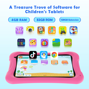 Hcncp bán buôn 7 inch trẻ em chơi game Tablet <span class=keywords><strong>PC</strong></span> độ phân giải cao Wifi 4GB 32GB Allwinner Bộ vi xử lý giá rẻ 32GB 4GB tablette - Product Image 4