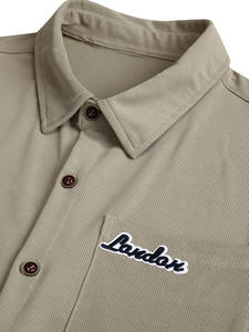 Abito da uomo con Design personalizzato estivo Smart Casual a due pezzi monopetto con Texture composta da pantaloni e camicia - Product Image 4