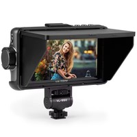 VILTROX DC-550 Moniteur de Caméra Professionnel 5,5 Pouces 4K 30Hz avec Écran Tactile, Moniteur de Terrain 3D LUT pour Réalisateur et Studio 1920x1080