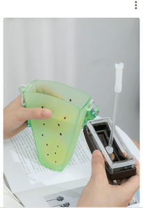 T1674 mignon fille coeur paille tasse étudiante décontracté été créatif popsicle tasse d'eau sac à main sac à bandoulière - Product Image 6