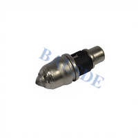 Foret conique B47K à pointe en carbure de tungstène, dents en forme de balle, pour composants de moteur, pelle rotative, foret en carbure noir