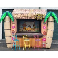 Portable personnalisé plage gonflable Pub tente fête PUB stand porte-boissons barres gonflable Tiki Bar