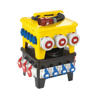 Boîtier de prise portable étanche Karwoll jaune en ABS+PC, modèle KW, courant nominal 16A/32A/63A, équipement OEM, boîte électrique de révision