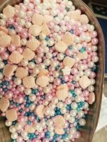 Neue Zuckerperlen in Mehrfarbigem Design, Umweltfreundlich und Ungiftig, für Thanksgiving, Weihnachten, Backen, Kuchendekoration, Feiertagsstreusel
