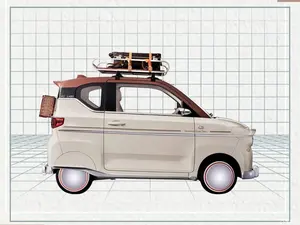 XF Wuling Kantung Udara Mini Ev 100Km/Jam 4 Tempat Duduk Baterai Lithium Mobil Pintar Mini Daya Tahan Tinggi Elektrik Mobil Baru Elektrik Mobil