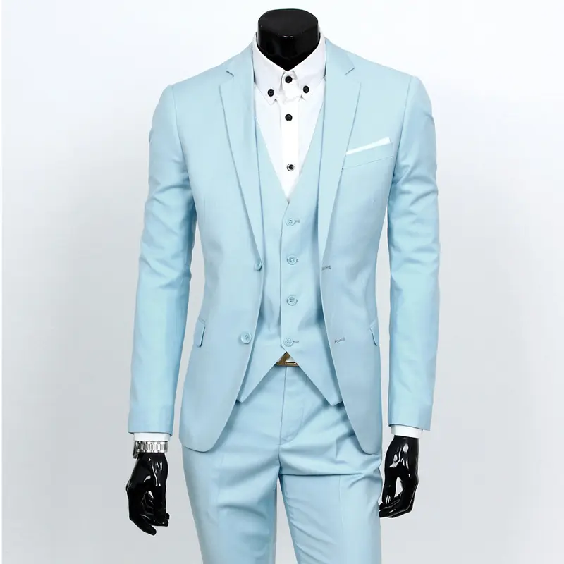 Jetshark 3-mảnh in mô hình của nam giới ăn mặc phù hợp với đầy đủ thường xuyên kinh doanh & Đảng chính thức duy nhất ngực phù hợp với đám cưới