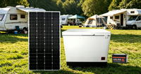 Freezer Horizontal Tenaga Surya 500L untuk Rumah & Penggunaan Komersial - Off-Grid, Biaya Listrik Nol, Baja Tahan Karat yang Tahan Lama