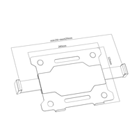 Charmount Accessoires informatiques de haute qualité, plateau pour ordinateur portable à utiliser avec des supports d'écran