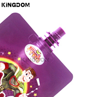 Logo personnalisé réutilisable feuille d'aluminium jus de pâte tomate pochette à bec verseur emballage Doypack