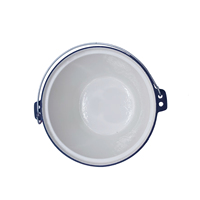 Cocotte en fonte émaillée 11L/16L, compatible gaz et induction, sans couvercle