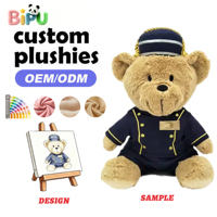 Ours en peluche personnalisé, rembourré en coton PP, super doux, pour un confort optimal, créez votre propre design, fabricant OEM