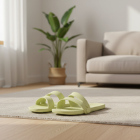 Sandales d'été pour femmes, légères, antidérapantes, imperméables, à bout ouvert, pliables, en EVA, pour la plage, les voyages, la salle de bain, portables
