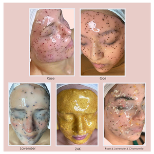 Bajo MOQ Belleza Venta caliente en Corea Producto para el cuidado de la piel Varios extractos naturales Calmante Cara Hydro Gel Jelly Mask - Product Image 5