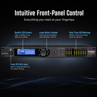 Procesador de Audio Profesional 360, Ecualizador Digital Profesional para Equipos de Sonido Profesional