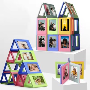 Magnet Photo Frame 3 Inch for Fujifilm Instax Mini Film Photo Paper Frame for Fujifilm Mini 12/11/9/Evo <b>Camera</b> Film Color Frame - Product Image 2