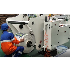 VALVE BAG MAKING MACHINE BLOCK BOTTOM VALVE BAG MAKING MACIHNE PP WOVEN <b>CEMENT</b> BAG MAKING MACHINE - Product Image 5