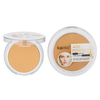 Poudre compacte de maquillage blanchissante Karite Natural Minerals, logo personnalisé, marque privée, cosmétique, poudre fixante pour le maquillage