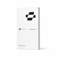 Boîte en carton personnalisée avec logo pour protection d'écran, pliable, pour expédition à plat, emballage de film mobile repliable