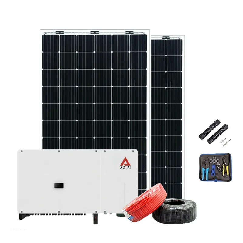 Hybrid Solar Energy Storage System 5kW 3kW 15kW 10kW Solar Power System Preis für Home Off Grid Full Set