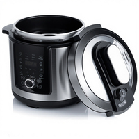 Cuisinière à pression électrique RAFE, Olla a Presion Eléctrica 6L1000W, marmite multifonction pour riz, soupe, viande, pour la cuisine familiale