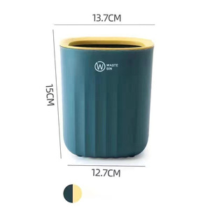 Cubo de <span class=keywords><strong>Basura</strong></span> Multifuncional sin Tapa para Escritorio, Cubo de <span class=keywords><strong>Basura</strong></span> Pequeño para el Hogar, Mesa de Centro, Sala de Estar y Oficina, Mini Cubo de <span class=keywords><strong>Basura</strong></span> - Product Image 4