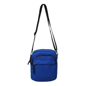 Custom Waterproof Nylon Fanny Pack Bag Straps for Crossbody Bag Women Men/Unisex Travel Street Single Shoulder Messenger Sling B