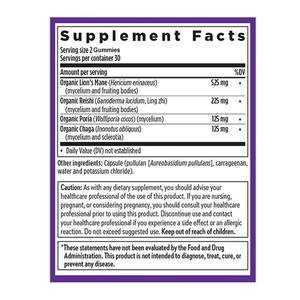 Gomitas Orgánicas de Hongos con Mezcla de Melena de León y Chaga para la Concentración y la Inmunidad (OEM/ODM) - Product Image 5