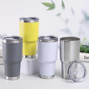OEM 30oz Stainless Steel Tumbler Portable Stainless Steel Double Wall <b>Insulated</b> Travel Beer Coffee <b>Mug</b> with Lid - Product Image 1