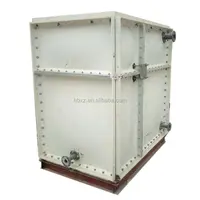 Merakit Tangki Air Fiberglass/GRP Sectional Air Storage Tank/SMC Tangki Air Frp Panel Plastik Tangki Penyimpanan