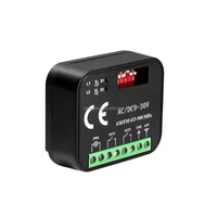Télécommande RF HCS301 à 2 canaux, apprentissage, code fixe, porte automatique, 433 MHz, 315 MHz, batterie rechargeable, 4 boutons, plastique