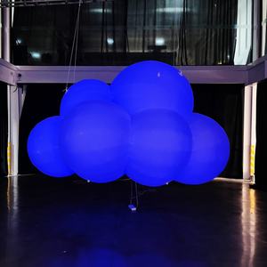 Nuage gonflable personnalisé pour plafond, nuage gonflable géant pour la décoration de scène/mariage/fête/équipement publicitaire - Product Image 2