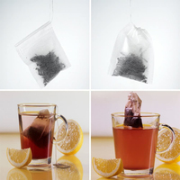 Sachets de thé vides thermoscellables avec ficelle, filtres pour herbes et thé en vrac, pour la maison et les voyages