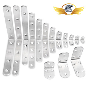 Soporte de Ángulo de Acero Inoxidable Dujue, Conector de Gabinete en Forma de L de 90 Grados, Soporte para Estantes, Herrajes de Montaje Resistentes - Product Image 1