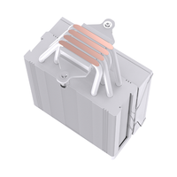 Refroidisseur d'air pour processeur PC LOVINGCOOL 120 mm, design sans éclairage, 4 caloducs en cuivre, garantie de la marque, prêt à être expédié, échantillon pris en charge, OEM disponible