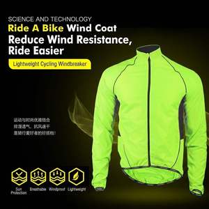 Reflective Luminous Long Sleeve <b>Cycling</b> Jersey Night Visible Safety Bike Riding Top Road MTB <b>Cycling</b> with Back Pockets for Adult - Product Image 6
