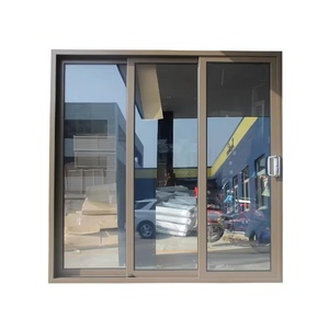 Puertas Corredizas de Aluminio de Bajo Precio, 3 Paneles, Probadas por Dade, para Armarios, Ajustables, Delgadas, con Acabado de Superficie - Product Image 1