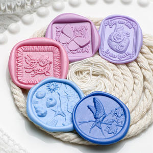 Sellos de cera Suidis, serie Curious, cabezales de sello estándar para decoración y diario. - Product Image 2