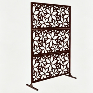 Recinzione Decorativa <span class=keywords><strong>in</strong></span> Ferro Tagliata al Laser con Servizio di Modellazione 3D, Altezza 6 Piedi, per Separatore di Spazi Esterni e Giardini - Product Image 6