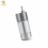 Motor Gear DC 24V GM37-555 37mm Heavy-Duty Spur Gearbox Daya 6-16W dengan Opsi Encoder Optik 1024PPR