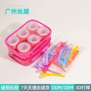 Ensemble de bigoudis Playboy avec pinces, 18-120 pièces, en plastique, sans chaleur, outil de coiffage volumisant pour usage domestique - Product Image 3