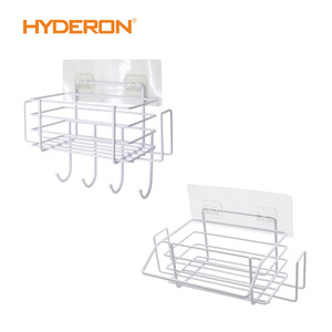 Hyderon Wall Mounted <b>Kitchen</b> Storage <b>Rack</b> Plastic Multi Function Cabinet Organizer For Pot Lid Chopstick Seasoning Storage - Product Image 5