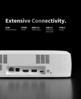 Diseño caliente Wupro/ODM G3 portátil Mini DLP Proyector 600 ANSI lúmenes 2 + 16GB 1080P FHD 3D Smart Ultra Short Throw Proyector