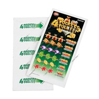 Billets de loterie à gratter, cartes en papier, billets de jeu en gros, cartes en papier offset, cartes de visite personnalisées
